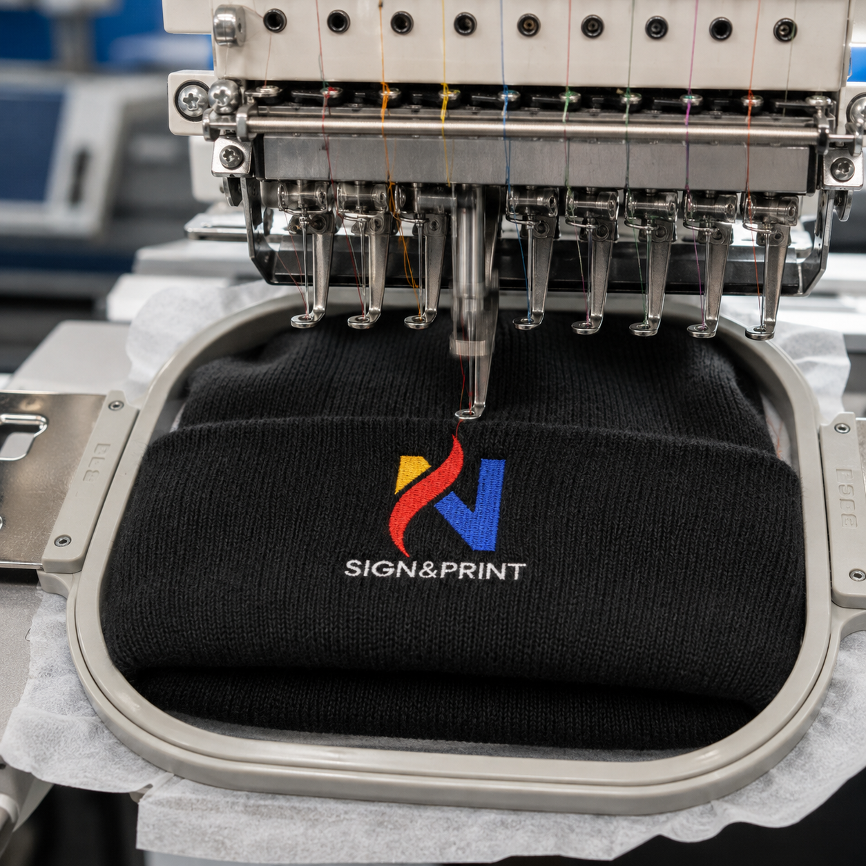 Custom Embroidered Cuffed Beanies – Add Your Logo - Image 2